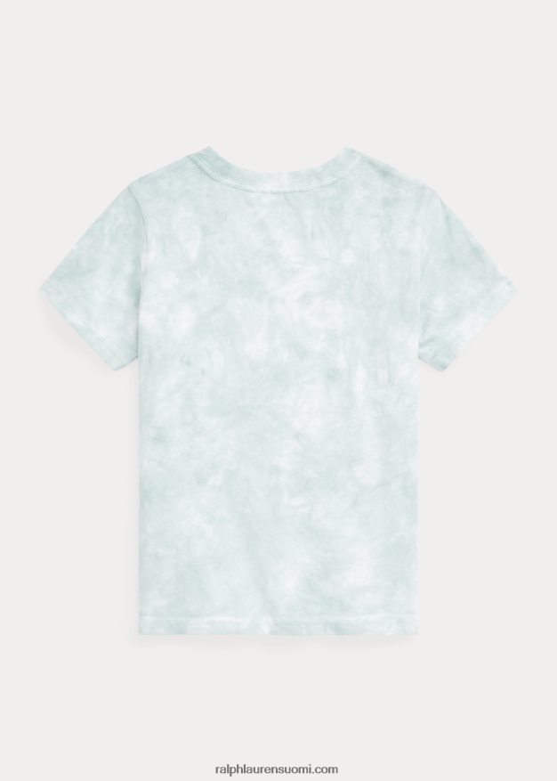 Ralph Lauren lapset pesty puuvillajersey taskupaita 0Z24ZR9759 haalistunut minttu