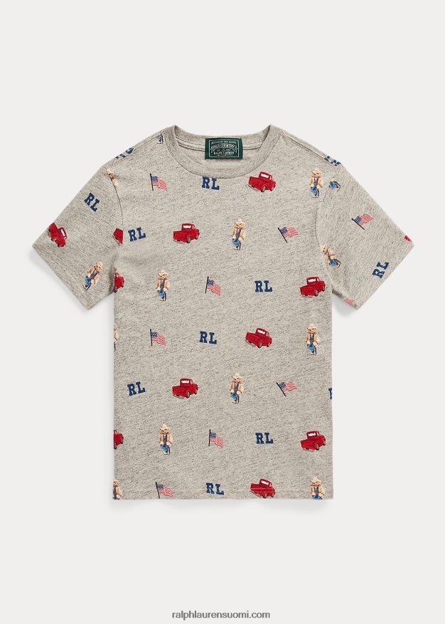 Ralph Lauren lapset poolo karhu puuvilla jersey t-paita 0Z24ZR6002 parvi kanerva