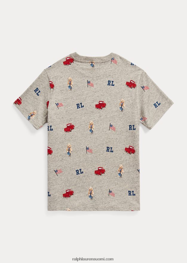 Ralph Lauren lapset poolo karhu puuvilla jersey t-paita 0Z24ZR6002 parvi kanerva