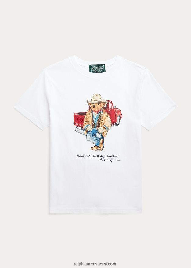 Ralph Lauren lapset poolo karhu puuvilla jersey t-paita 0Z24ZR9847 klassinen oxford