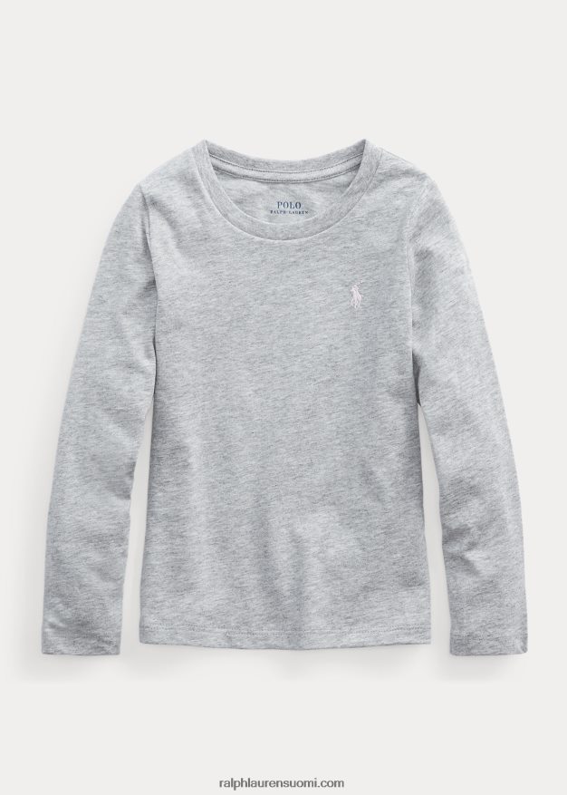 Ralph Lauren lapset puuvilla jersey t-paita 0Z24ZR6898 ja kanervan päällä
