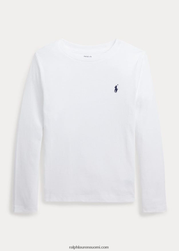 Ralph Lauren lapset puuvilla jersey t-paita 0Z24ZR6899 valkoinen