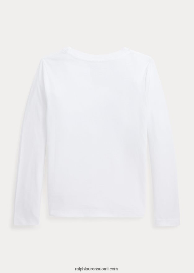 Ralph Lauren lapset puuvilla jersey t-paita 0Z24ZR6899 valkoinen