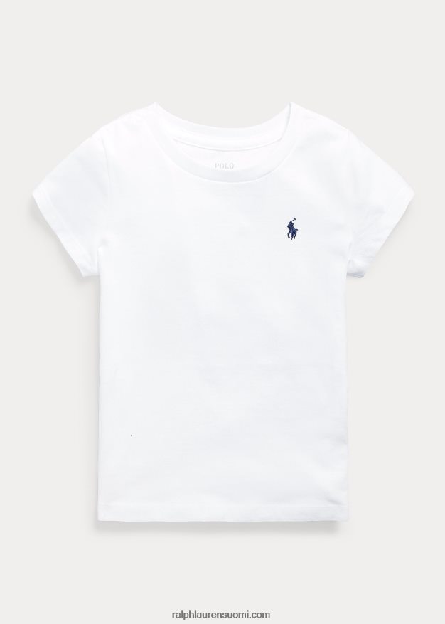 Ralph Lauren lapset puuvilla jersey t-paita 0Z24ZR6903 valkoinen