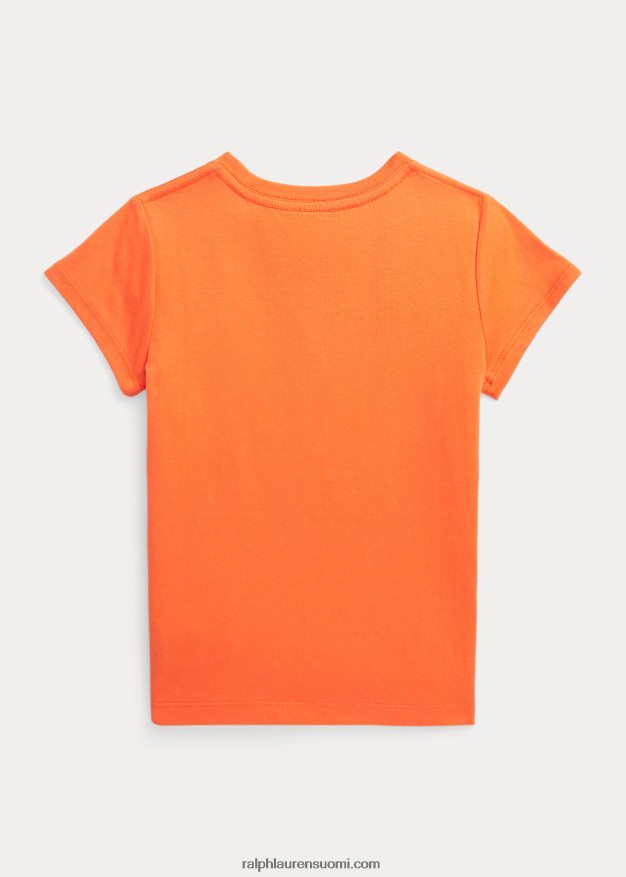 Ralph Lauren lapset puuvilla jersey t-paita 0Z24ZR6908 voi olla oranssi