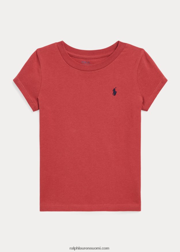 Ralph Lauren lapset puuvilla jersey t-paita 0Z24ZR6912 chilipippuri punainen