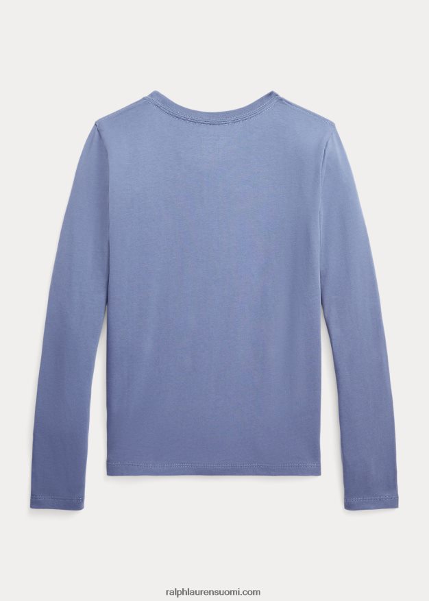 Ralph Lauren lapset puuvilla jersey t-paita 0Z24ZR7217 caprin sininen