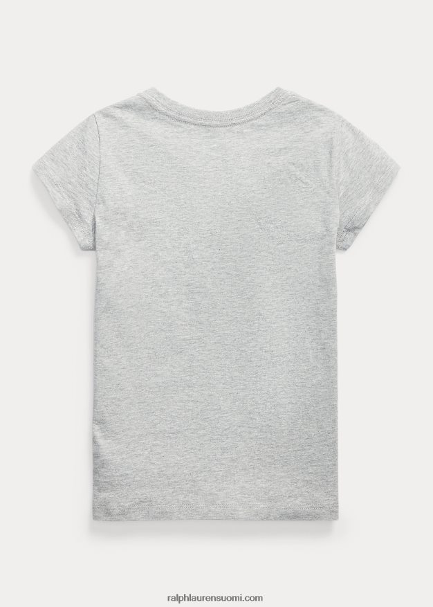 Ralph Lauren lapset puuvilla jersey t-paita 0Z24ZR7220 ja kanervan päällä