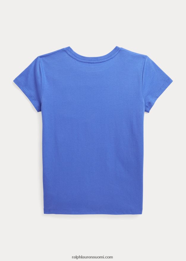Ralph Lauren lapset puuvilla jersey t-paita 0Z24ZR7224 neitokivi sininen