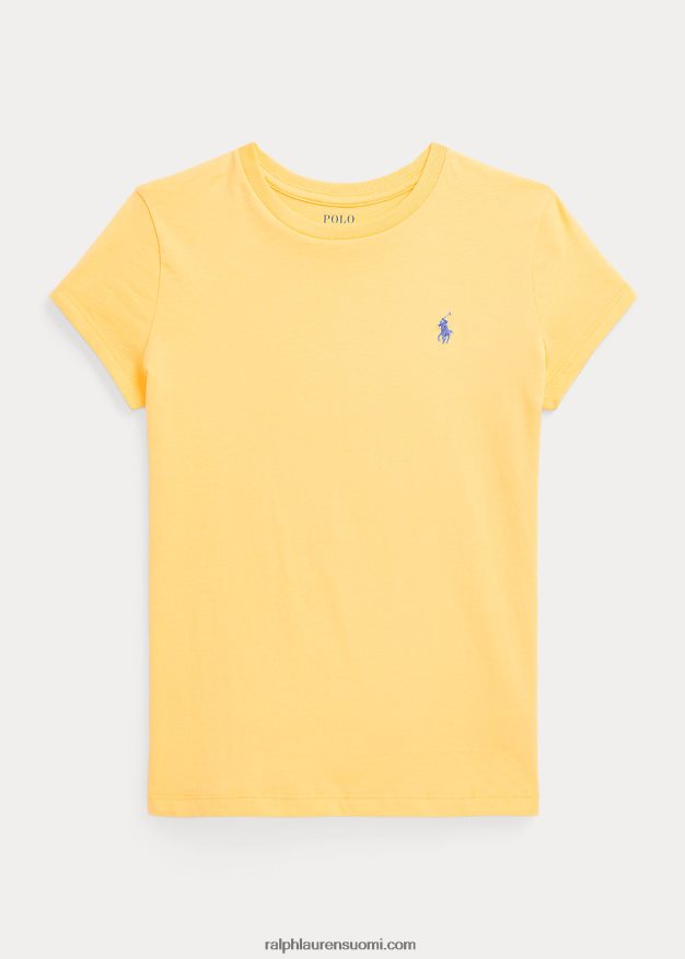 Ralph Lauren lapset puuvilla jersey t-paita 0Z24ZR7226 maissin keltainen