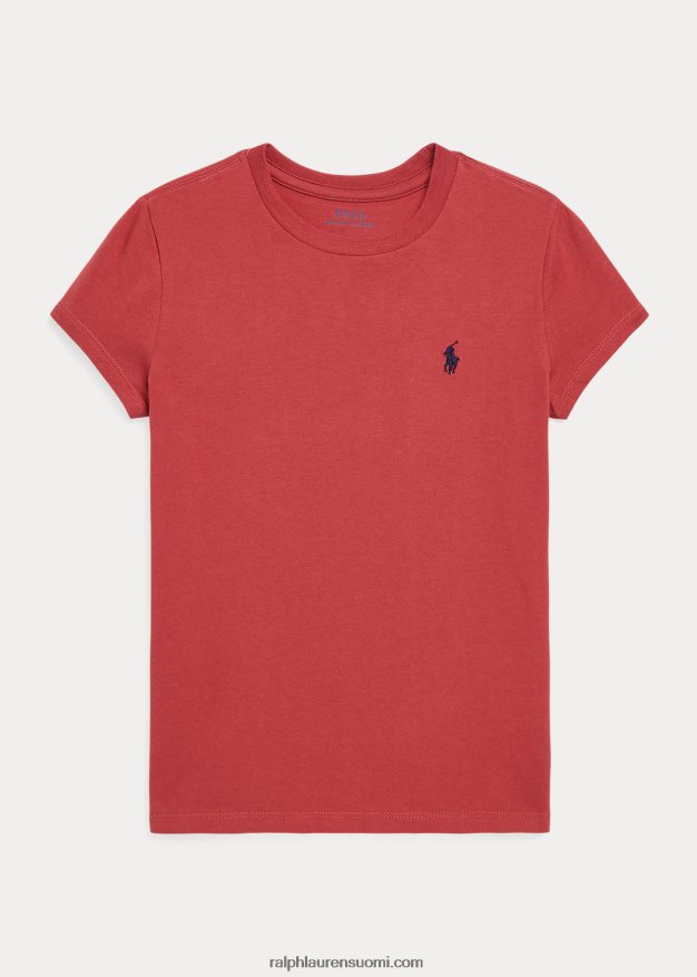 Ralph Lauren lapset puuvilla jersey t-paita 0Z24ZR7229 chilipippuri punainen