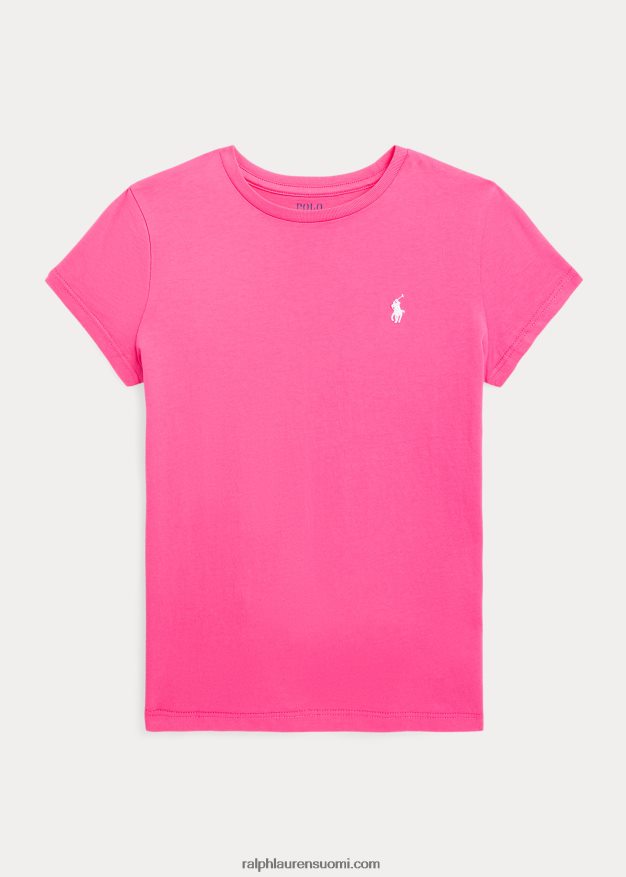Ralph Lauren lapset puuvilla jersey t-paita 0Z24ZR7230 aavikon pinkki