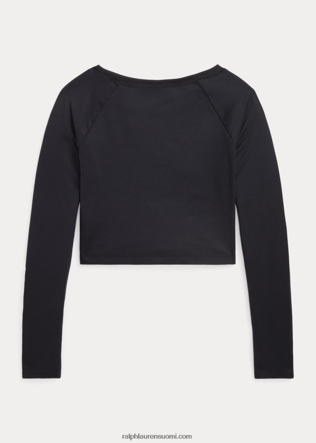 Ralph Lauren lapset stretch jersey pitkähihainen t-paita 0Z24ZR7614 musta