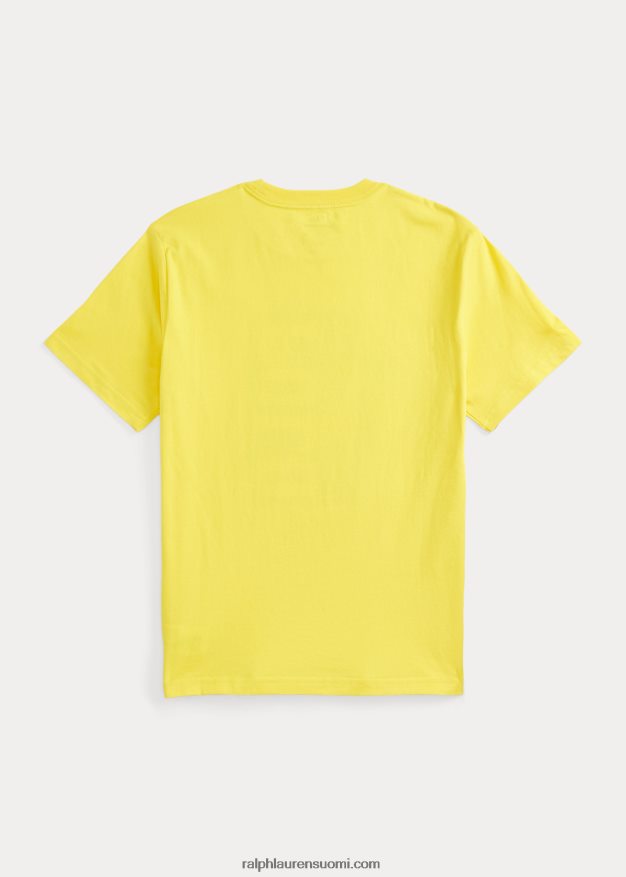 Ralph Lauren lapset väriä vaihtava puuvillajersey t-paita 0Z24ZR9823 sitruunamurska