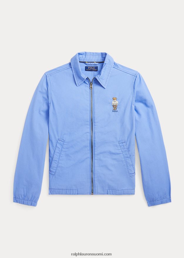 Ralph Lauren lapset bayport polo bear puuvillatakki 0Z24ZR6168 satamasaaren sininen