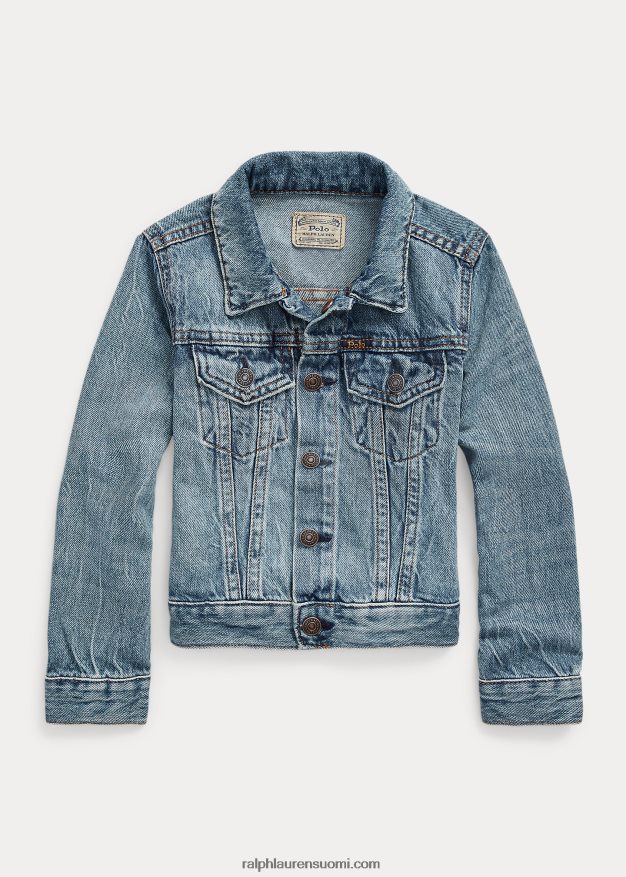 Ralph Lauren lapset denim kuorma-auton takki 0Z24ZR6917 dafnie pesu