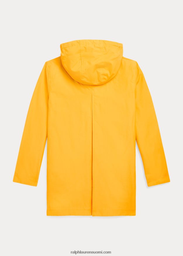 Ralph Lauren lapset hupullinen sadetakki 0Z24ZR6686 liukas keltainen