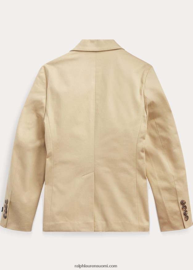 Ralph Lauren lapset joustava chino-pukutakki 0Z24ZR6577 rannikon beige