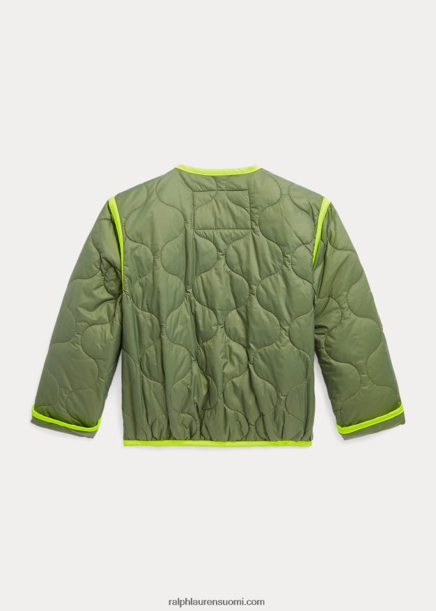 Ralph Lauren lapset neonkoristeinen tikattu takki 0Z24ZR9991 puutarhapolku