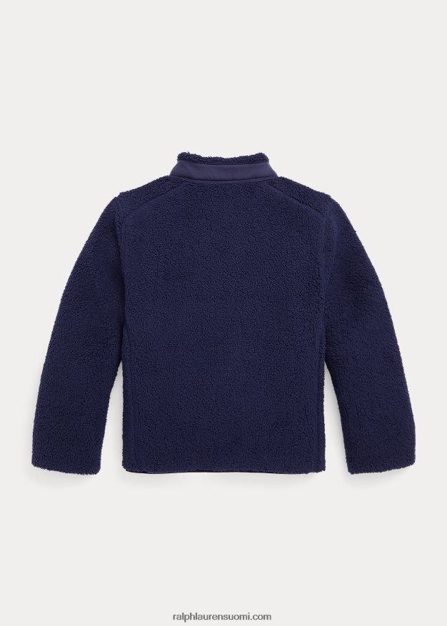 Ralph Lauren lapset p-kerros 2 käännettävä takki 0Z24ZR7428 newport navy/rl 2000 punainen