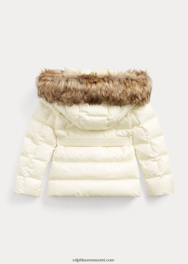 Ralph Lauren lapset vedenpitävä untuvatakki 0Z24ZR7360 klubitalo kerma