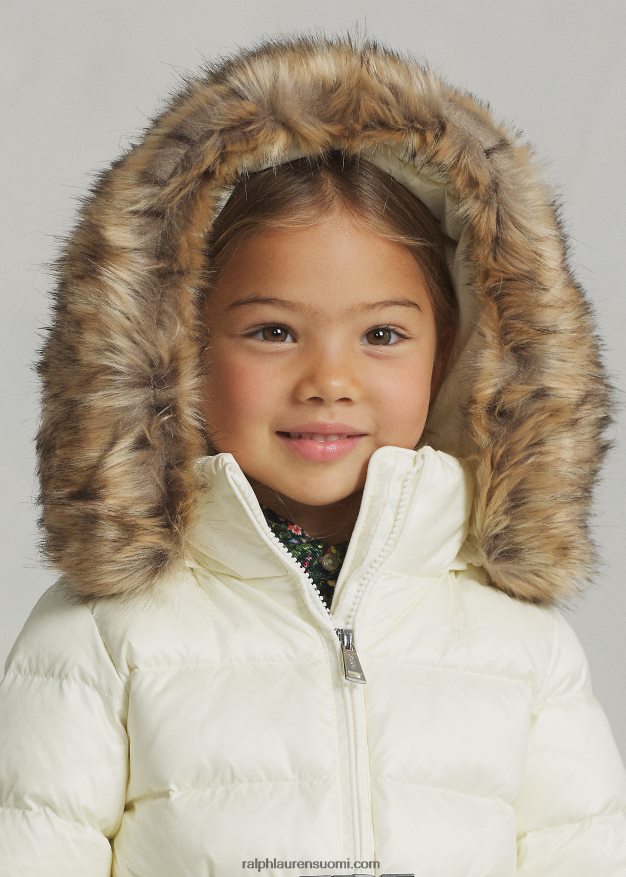 Ralph Lauren lapset vedenpitävä untuvatakki 0Z24ZR7360 klubitalo kerma