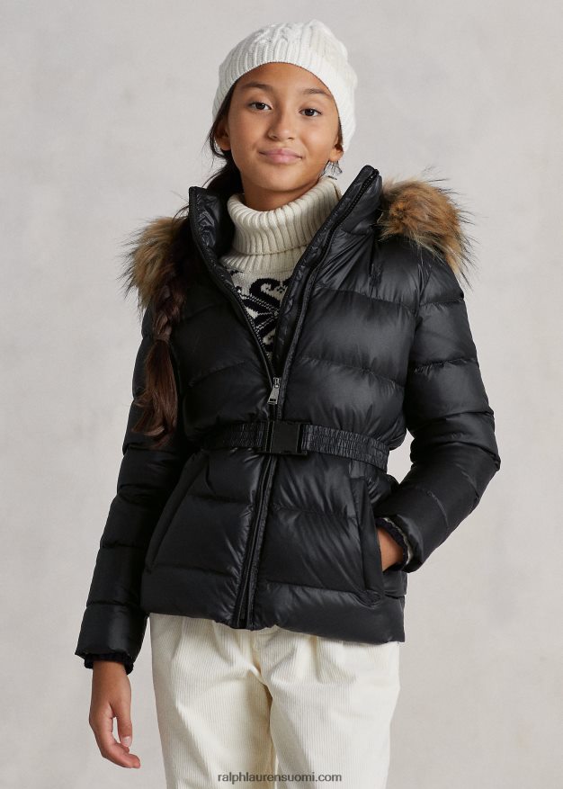 Ralph Lauren lapset vedenpitävä untuvatakki 0Z24ZR7508 musta