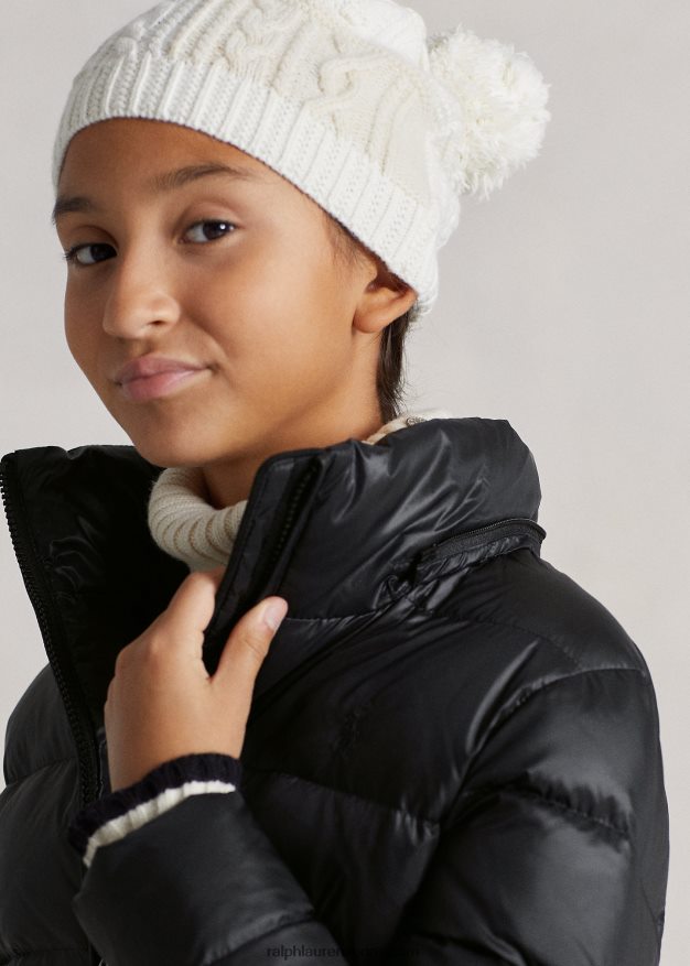 Ralph Lauren lapset vedenpitävä untuvatakki 0Z24ZR7508 musta