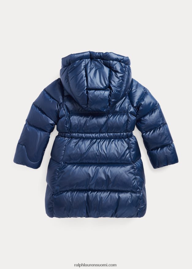 Ralph Lauren lapset vettähylkivä pitkä untuvatakki 0Z24ZR7474 newportin laivasto