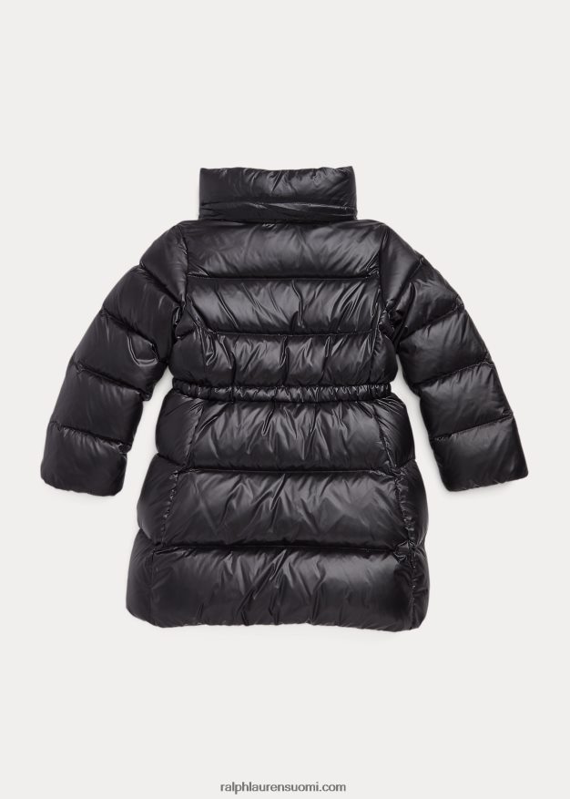 Ralph Lauren lapset vettähylkivä pitkä untuvatakki 0Z24ZR7475 musta