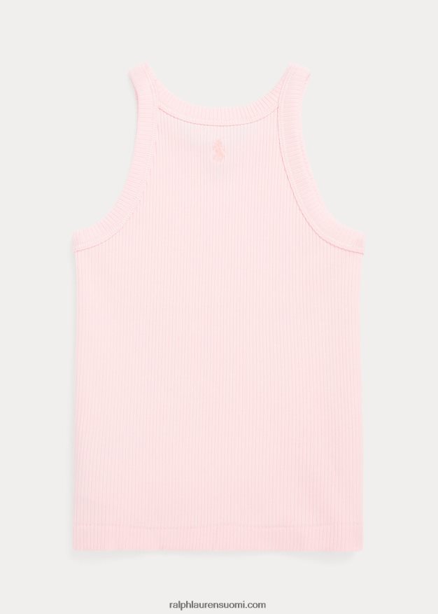 Ralph Lauren lapset resori puuvillasekoitetta toppi 0Z24ZR7440 akaasia pinkki