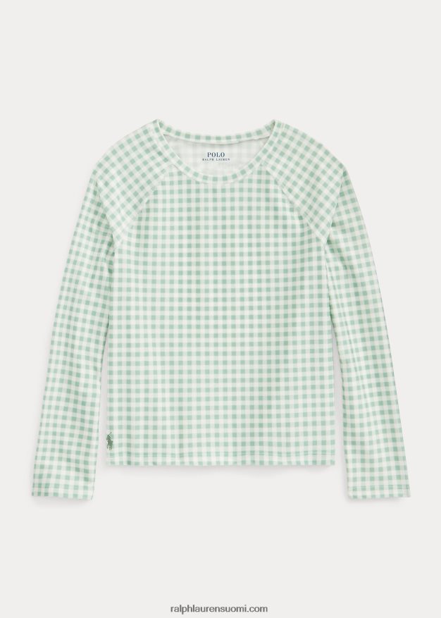 Ralph Lauren lapset gingham ihottuma vartija 0Z24ZR7334 haalistunut minttu