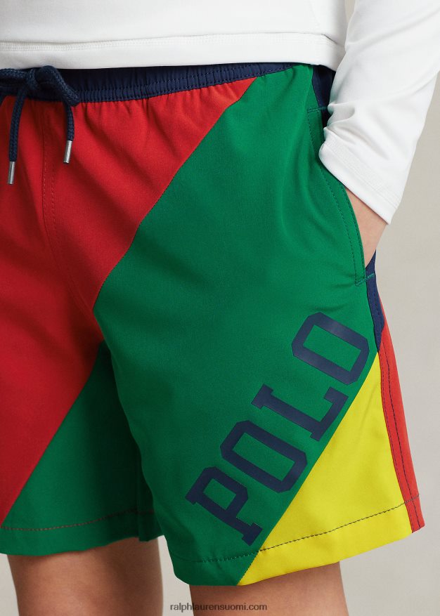 Ralph Lauren lapset matkustajan joustava uimahousu 0Z24ZR5976 väripalikka