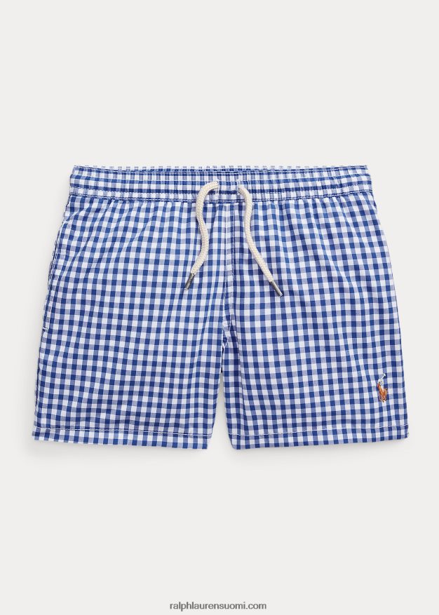Ralph Lauren lapset matkustajan uimahousu 0Z24ZR5781 risteily kuninkaallinen gingham