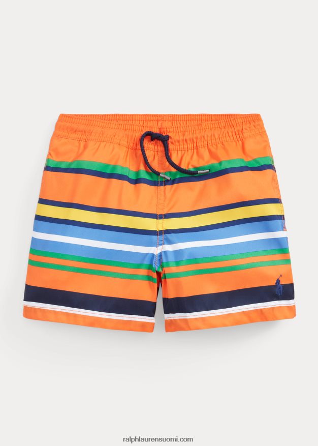 Ralph Lauren lapset matkustajan uimahousu 0Z24ZR5820 oranssi huippuraita