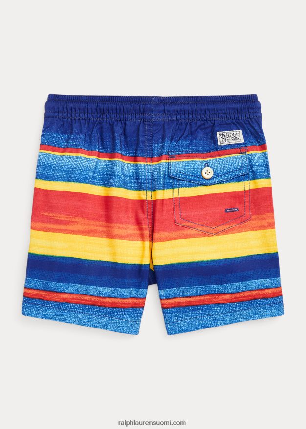 Ralph Lauren lapset matkustajan uimahousu 0Z24ZR5855 sininen/keltainen raita