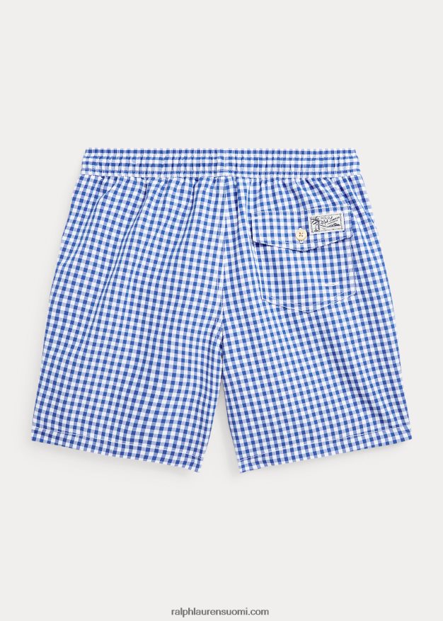 Ralph Lauren lapset matkustajan uimahousu 0Z24ZR6163 risteily kuninkaallinen gingham