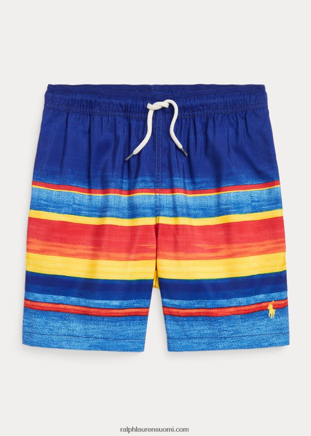 Ralph Lauren lapset matkustajan uimahousu 0Z24ZR6226 sininen/keltainen raita