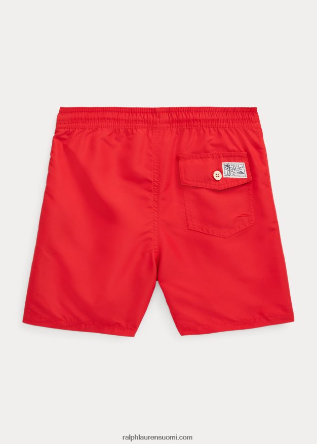 Ralph Lauren lapset matkustajan uimahousu 0Z24ZR9839 Rl 2000 punainen