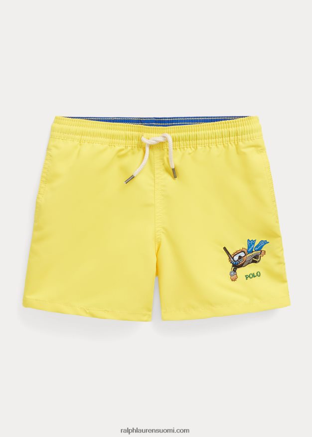 Ralph Lauren lapset matkustava poolokarhu uimahousu 0Z24ZR5799 sitruunamurska