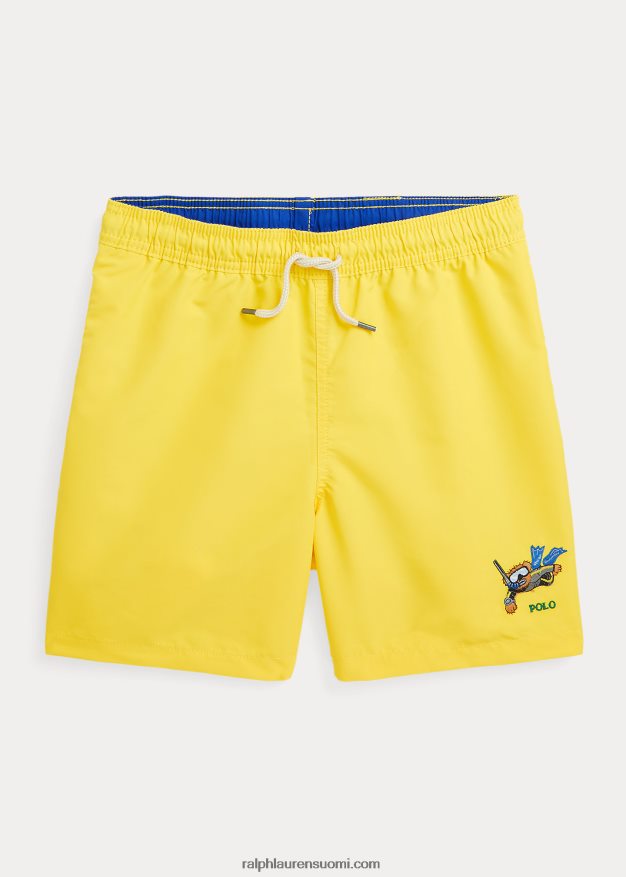 Ralph Lauren lapset matkustava poolokarhu uimahousu 0Z24ZR6011 sitruunamurska