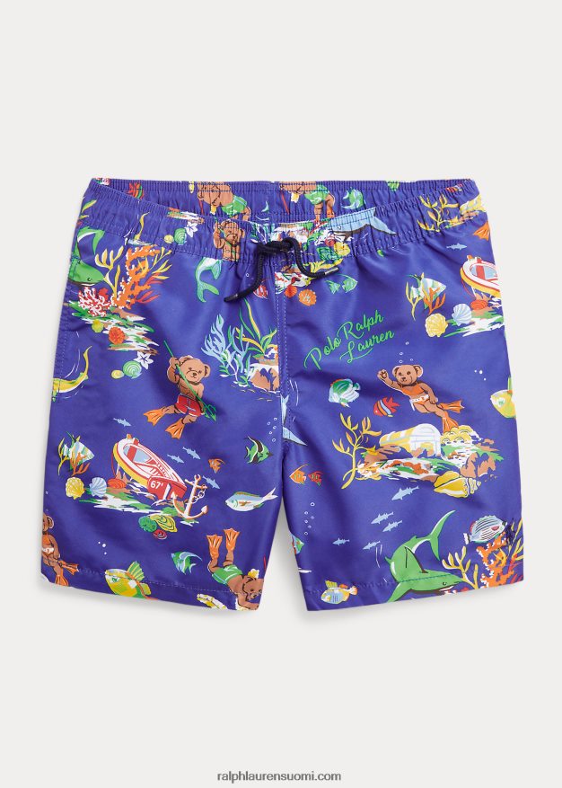 Ralph Lauren lapset matkustava poolokarhu uimahousu 0Z24ZR6127 liigat alla