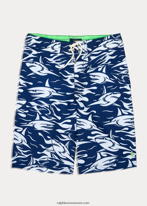 Ralph Lauren lapset sanibel uimahousu 0Z24ZR6186 Hai