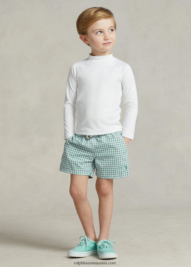 Ralph Lauren lapset suorituskyky jersey ihottuma vartija 0Z24ZR5655 keraaminen valkoinen