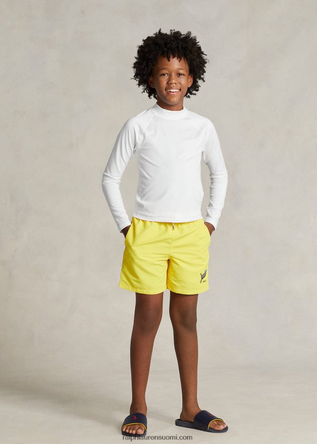 Ralph Lauren lapset suorituskyky jersey ihottuma vartija 0Z24ZR6003 keraaminen valkoinen