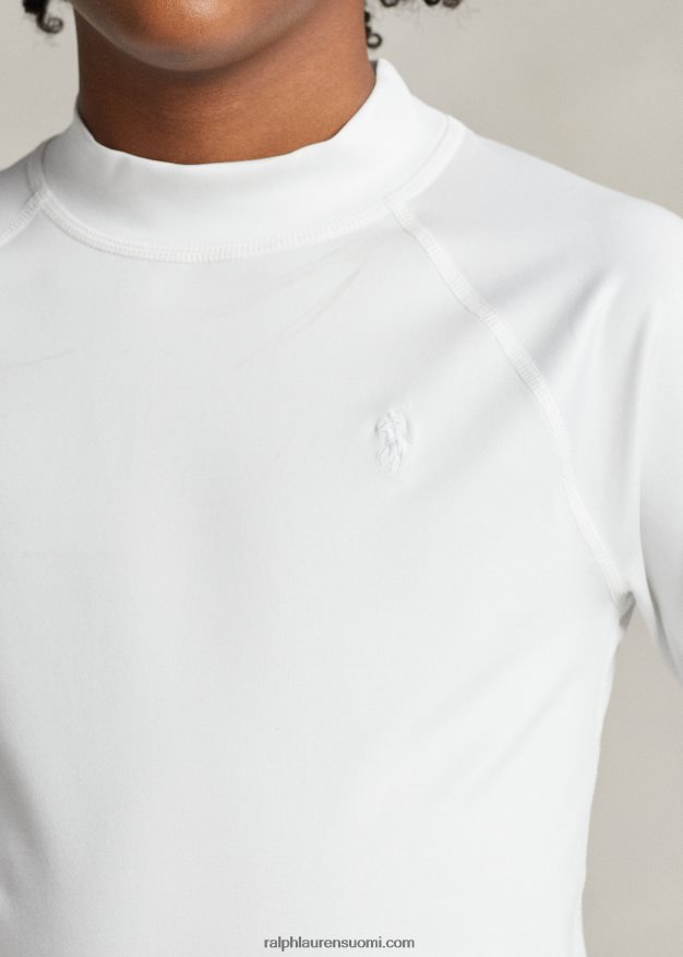 Ralph Lauren lapset suorituskyky jersey ihottuma vartija 0Z24ZR6003 keraaminen valkoinen