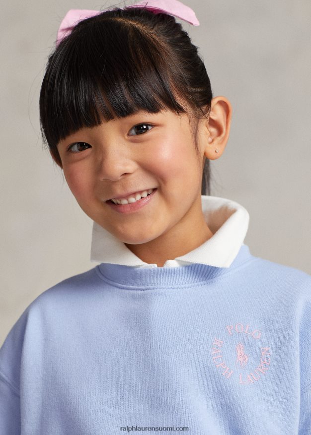 Ralph Lauren lapset iso ponilogoinen fleecepusero 0Z24ZR6712 vauva sininen