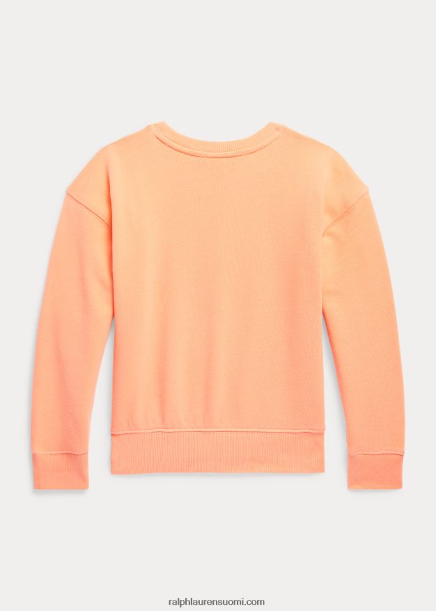 Ralph Lauren lapset iso ponilogoinen fleecepusero 0Z24ZR6713 oranssi roiske