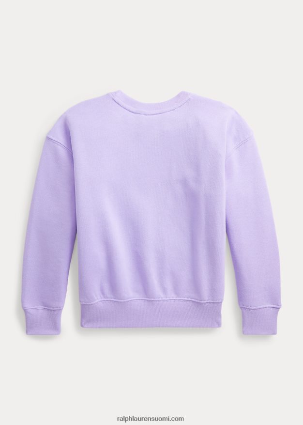 Ralph Lauren lapset iso ponilogoinen fleecepusero 0Z24ZR6714 jauhe violetti