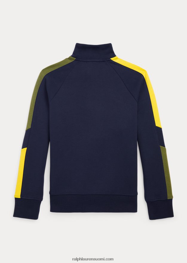 Ralph Lauren lapset kaksoisneulottu neljännesvetoketjullinen collegepaita 0Z24ZR6657